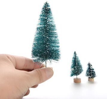 1Pcs Kerstboom Een Kleine Pijnboom Geplaatst In De Desktop Mini Kerst Decoratie Voor Thuis Xmas 65mm