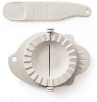 1Pcs Keuken Gereedschap Accessoires Dumplings Gereedschappen Knoedel Jiaozi Maker Apparaat Dumpling Mold Clips Keuken Accessoires Gebruiksvoorwerp Beige