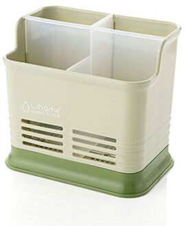 1PCS Keuken Lepel Eetstokjes Vork Plastic Opbergdoos Multifunctionele Servies Bestek Houder Rack