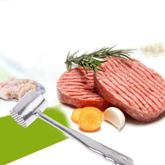 1Pcs Keuken Steak Varkensvlees Vlees Hamer Twee Kanten Losse Vleesvermalsers Aluminium