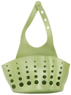 1Pcs Keuken Vaatdoek Spons Opbergtas Sink Houder Zeep Draagbare Home Opknoping Afvoer Mand Bad Opslag Gereedschap 4 Kleuren #