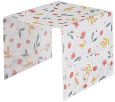 1Pcs Keuken Waterdichte Kleurrijke Koelkast Covers Anti-Dust Magnetron Cover Met Opbergtas Voor Huis Schoon Accessoires bloem