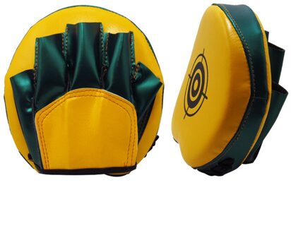 1Pcs Kick Bokshandschoenen Pads Punch Hand Doel Mma Thai Gratis Fight Pad Kit Karate Mitt Focus Pads Sanda training Apparatuur groen