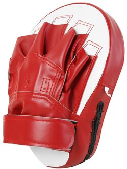 1Pcs Kick Bokshandschoenen Pads Punch Hand Doel Mma Thai Gratis Fight Pad Kit Karate Mitt Focus Pads Sanda training Apparatuur wit