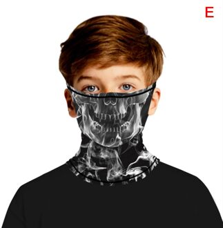 1Pcs Kind Halloween Zonnebrandcrème Masker Ademend Cover Gezicht Sjaal Rijden Hals Fietsen