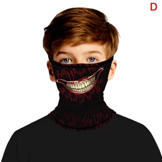 1Pcs Kind Halloween Zonnebrandcrème Masker Ademend Cover Gezicht Sjaal Rijden Hals Fietsen