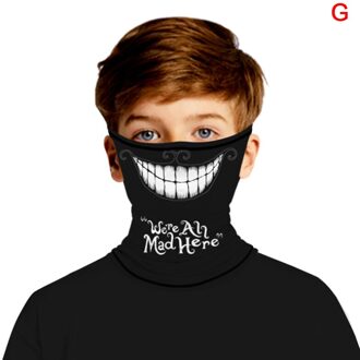 1Pcs Kind Halloween Zonnebrandcrème Masker Ademend Cover Gezicht Sjaal Rijden Hals Fietsen