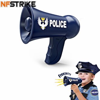 1Pcs Kinderen Rollenspel Speelgoed Batterij Aangedreven Politie Megafoon Politie Play Set Weer Kids Kinderen