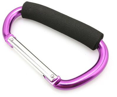 1Pcs Kinderwagen Haak Kinderwagen Winkelen Haak Accessoires Kinderwagen Haken Hanger Voor Baby Auto Vervoer Buggy paars