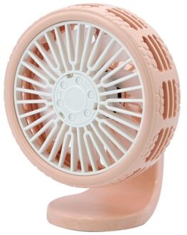 1Pcs Kleine Mini Usb Auto Fan Draagbare Dashboard Ventilator Voor 12V-24V Auto 'S En Vrachtwagens Auto interieur Accessoires Auto Fan roze