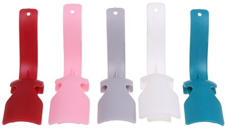 1Pcs Kleurrijke Schoenlepel Aan En Uit Lui Schoenen Hoorn Unisex Schoenen Dragen Helper Willekeurige Kleur willekeurig 1stk