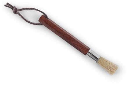 1Pcs Koffie Borstel Walnoot Handvat Koffiemolen Machine Borstel Paard Haar Houten Stofborstel Cleaning Tools Voor Barista