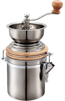 1Pcs Koffiemolen 304 Rvs Huishoudelijke Kleine Grinder Hand Handmatige Koffie Draagbare Koffiemolen Bean Mills Tool