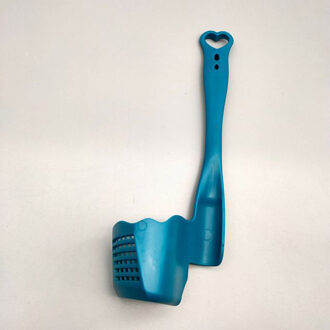 1Pcs Koken Machine Lepel Multifunctionele Tools Roterende Spatel Food Processor Schoonmaken Keuken Accessoires Blauw