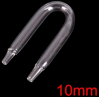 1Pcs Kooldioxide Raffinaderij Duurzaam Aquarium CO2 Diffuser Terugslagklep U-vormige Glazen Buis Aquarium Buis 10mm