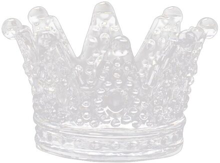1Pcs Kristallen Glazen Asbak Persoonlijkheid Kroon Creatieve Transparante Mini Slaapkamer Huishoudelijke Decor A45
