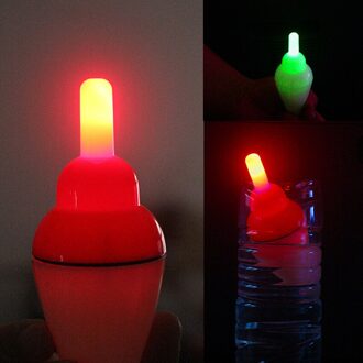 1Pcs Led Fishing Float Elektrische Vlotter Licht + Batterij Glow In Dark Lichtgevende Vissen Float Lightstick Night Visgerei bobber