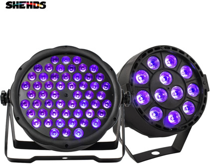 1PCS Led Par Light 54x3W DJ Par Ultraviolet Wash Disco Light 12x3W UV Mini Led Plastic Party Event Stage Effect Dance Home