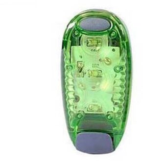 1Pcs Led Waarschuwing Flash Light Veiligheid Licht Strobe Verlichting Voor Daytime Running Walking Fiets Kids Kind Vrouw Hond huisdier Runner groen