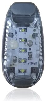 1Pcs Led Waarschuwing Flash Light Veiligheid Licht Strobe Verlichting Voor Daytime Running Walking Fiets Kids Kind Vrouw Hond huisdier Runner wit