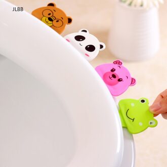 1Pcs Leuke Cartoon Creatieve Wc Draagbare Wc Cover Is Niet Vuile Handen Geopend Wc-deksel Wc Lifting Tool
