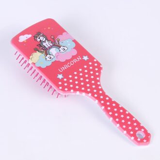 1Pcs Leuke Eenhoorn Animal Anti-Statische Borstel Massage Kam Douche Nat Ontwarren Hair Brush Salon Hair Styling gereedschap