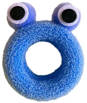 1Pcs Leuke Meisje Haar Ring Haar Elastische Rubberen Band Haarband Dikke Kinderen Elastische Haarbanden Baby Haar accessoires blauw