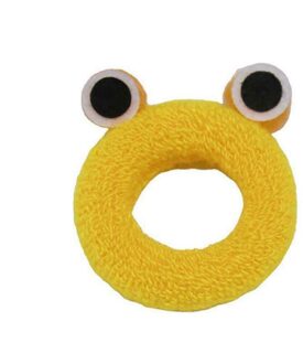 1Pcs Leuke Meisje Haar Ring Haar Elastische Rubberen Band Haarband Dikke Kinderen Elastische Haarbanden Baby Haar accessoires geel