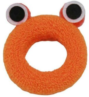 1Pcs Leuke Meisje Haar Ring Haar Elastische Rubberen Band Haarband Dikke Kinderen Elastische Haarbanden Baby Haar accessoires oranje
