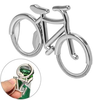 1Pcs Leuke Modieuze Fiets Metalen Bier Flesopener Sleutelhanger Sleutelhangers Voor Fiets Liefhebber Biker Voor fietsen