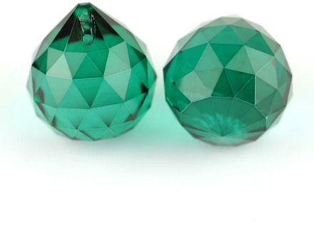 1pcs/lot 30mm Zircon Green Crystal Pendant Ball For Door Curtain Decor Wedding Centerpiece Chandelier Decor