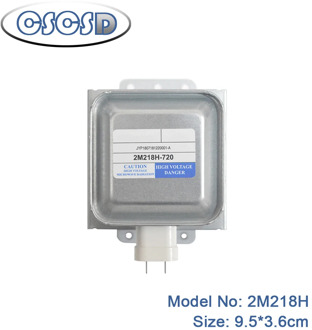 1pcs/lot 9.5*3.6cm 2M218H good work 6 cooling ribs CSCSD magnetron microwave magnetron parts microwave oven accessories