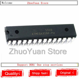 1PCS/lot ATMEGA328P-PU DIP28 ATMEGA328-PU DIP ATMEGA328P U DIP-28 328P-PU IC chip New Original In stock