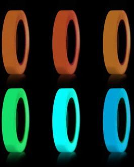 1pcs Luminous Fluorescent Night Self-adhesive Glow In The Dark Sticker Tape Safety Security Home Decoration Night Warning Tape