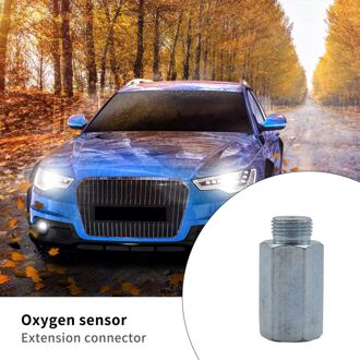 1Pcs M18x1.5 Lambda O2 Zuurstofsensor Extender Spacer Gewrichten Converter Rvs Met Uitbreiding Spacer Voor Voertuig