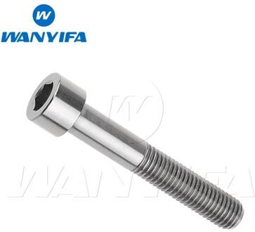 1Pcs M7 X 40 43Mm Titanium Ti Bouten Inner Hexagon Kolom Hoofd Schroef Voor Fiets Zadelpen Fiets Bullone onderdelen M7x43