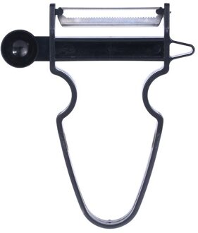 1pcs Magic Trio Peeler Set Slicer Shredder Julienne Cutter Multi Peel Stainless Steel Peeler Blade Zesters Kitchen Tools zwart