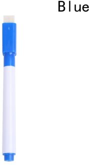 1Pcs! Magnetische Whiteboard Pen Uitwisbare Droog White Board Markers Magneet Ingebouwde Gum Kantoor Schoolbenodigdheden blauw