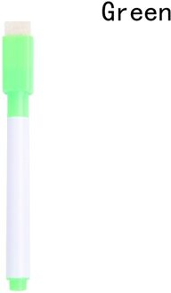 1Pcs! Magnetische Whiteboard Pen Uitwisbare Droog White Board Markers Magneet Ingebouwde Gum Kantoor Schoolbenodigdheden groen