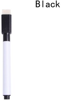 1Pcs! Magnetische Whiteboard Pen Uitwisbare Droog White Board Markers Magneet Ingebouwde Gum Kantoor Schoolbenodigdheden zwart