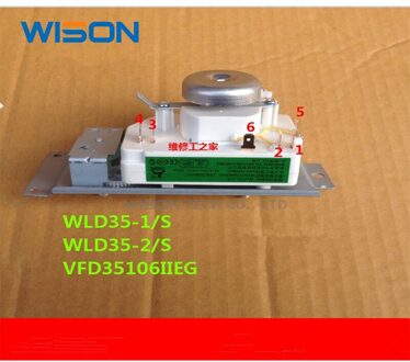 1Pcs Magnetron Accessoires Insert Schakelaar Timer Magnetron Timer 6 Pins WLD35-1/S WLD35-2/S Goede werken