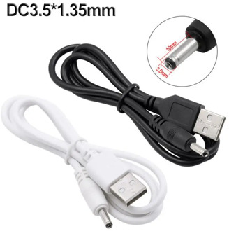 1pcs Male USB Turn To DC Power Male Plug Jack Adapter Male 3.5mm X 1.35mm Power Converter Cable Cord USB To 3.5*1.35 Power Cord