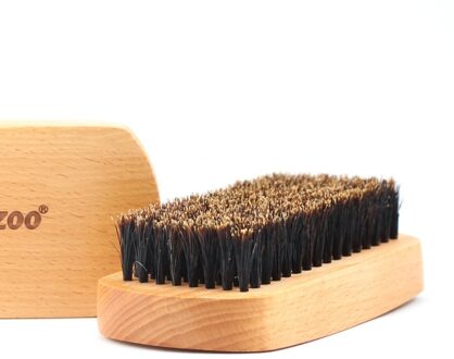 1Pcs Mannen Boar Haar Haren Baard Borstel Scheerkwast Scheren Kam Gezicht Massage Effen Handgemaakte Geel Snor Borstel