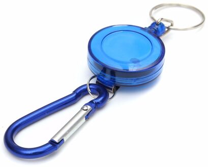 1Pcs Mannen Vrouwen Key Houder Organizer Pouch Car Key Bag Unisex Sleutelhanger Portemonnee Huishoudster Sleutel Case Mini Kaart Tas blauw