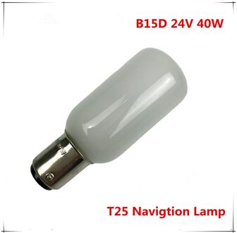 1pcs matte B15D 24V 40W marine magnetische kompas lamp T25 bajonet lamp B15D 24V 40W navigtion Lamp