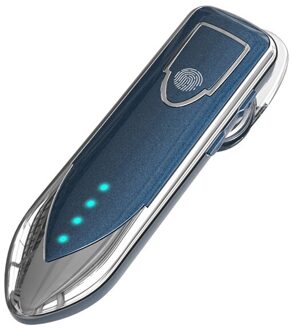 1Pcs Me-3 Bluetooth Oortelefoon V5.0 Draadloze Hoofdtelefoon Handsfree Headset 36H Muziek Oortelefoon Met Microfoon voor Business/Rijden 03 blauw