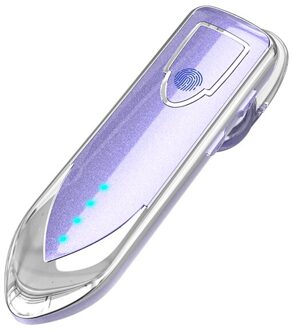 1Pcs Me-3 Bluetooth Oortelefoon V5.0 Draadloze Hoofdtelefoon Handsfree Headset 36H Muziek Oortelefoon Met Microfoon voor Business/Rijden 04 paars