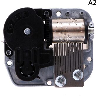 1Pcs Mechanische Diy Windup Muziekdoos Muzikale Beweging Schroeven Key Zilver Ca. 50G Craft Decoratie Home Decor A2