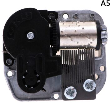 1Pcs Mechanische Diy Windup Muziekdoos Muzikale Beweging Schroeven Key Zilver Ca. 50G Craft Decoratie Home Decor A5