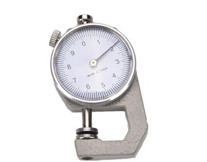 1Pcs Metal Diktemeter 0-10Mm Dial Diktemeter Leer Papier Dikte Meter Tester Voor Lederen Flim papier 2